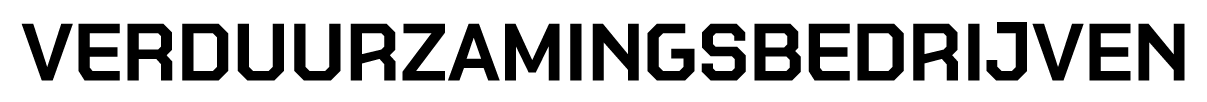 Verduurzamingsbedrijven